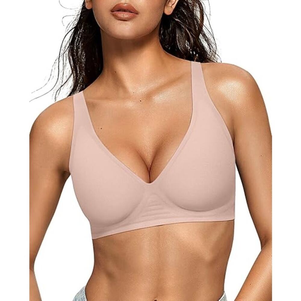 OEAK Deep V Bra No Underwire size Medium